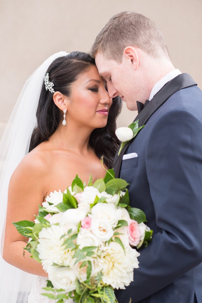 Traditional Elegant White Bridal Bouquet Chicago