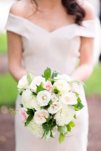 Traditional Elegant White Bridal Bouquet Chicago
