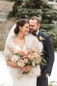 Romantic Winter Wedding Bridal Bouquet