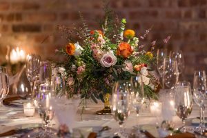 Romantic Winter Wedding Centerpiece