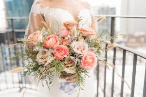 Romantic Winter Wedding Bridal Bouquet