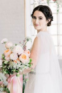 Traditional Elegant Bridal Bouquet Chicago LGBTQ+