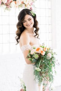 Traditional Elegant Bridal Bouquet Chicago LGBTQ+