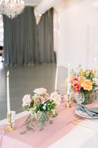 Traditional Elegant Romantic LGBTQ+ Wedding Reception Centerpieces Flowers Chicago