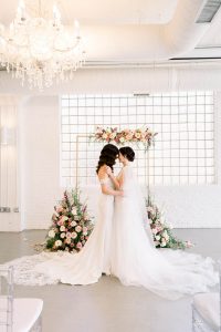 LGBTQ+ Traditional and Elegant Wedding Ceremony Arch Chicago