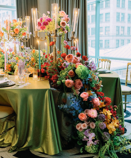 Chicago Designers' Challenge Winner Palace of Vers-Thai wedding floral design